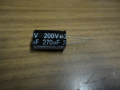 KC ELECTROLYTIC RADIAL CAPACITOR 105 DEGREES 270MF200V - Image 1 of 3