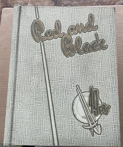 Vintage FOSTORIA High School Red and Black Yearbook OH - Foto 1 di 13