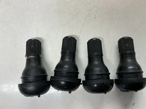 4X Rubber Short Snap-In Tire Wheel Valve Stems For Lawn Mower Garden Tractor - Picture 1 of 2