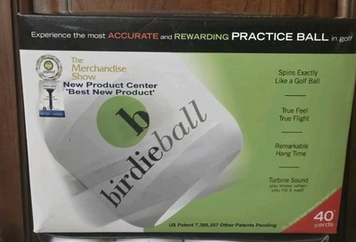 NEW SEALED BirdieBall Golf Practice Balls Full Swing Limited Flight Set of 12 - Image 1 of 4