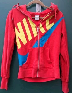 Nike Womens Small Colorful Hoodie Vtg Y2K RN#56323-CA05553 - Picture 1 of 12