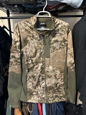 Realtree Mens Wav3X Camouflage Flex Hybrid Techshell Jacket Medium - Image 1 of 3