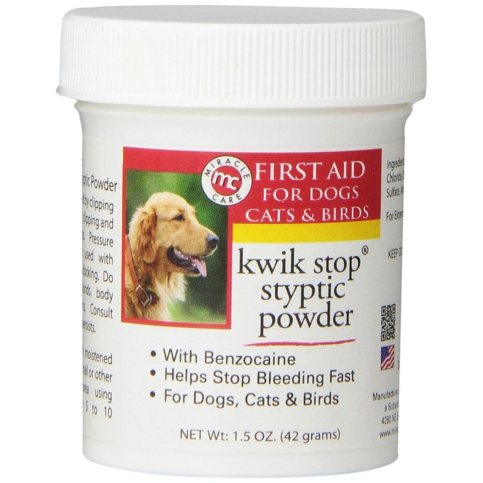 Kwik Stop Styptic Powder With Benzocaine 42 GM
