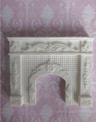 1:12 scale dolls house grand fire place mantel - Image 1 of 2