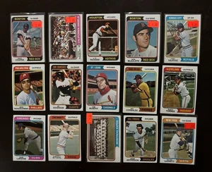1974 TOPPS BASEBALL 40 CARD LOT G VG COOPER PINSON RICHARD MCAULIFFE - Picture 1 of 3