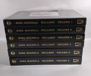 Mike Mignola Hellboy Library Ed Set Vol 1 2 3 4 5 6 Sealed Dark Horse HC - Picture 1 of 19