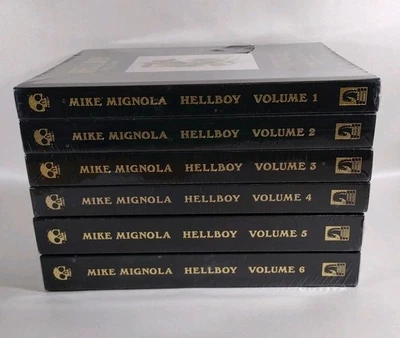 Mike Mignola Hellboy Library Ed Set Vol 1 2 3 4 5 6 Sealed Dark Horse HC - Image 1 of 4