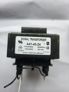 A41-43-24 43VA 115/230 12/24V SIGNAL TRANSFORMER (R3S1.4) - Picture 1 of 4