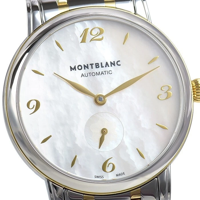 107913 | Montblanc Star Classique Steel & Gold 34mm Womens Watch
