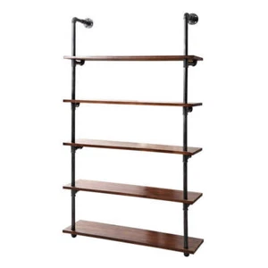 Artiss Floating DIY Pipe Shelf 5 Tiers - ISSA - Picture 1 of 6