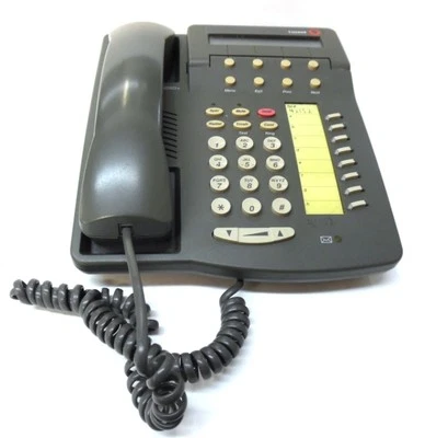 LUCENT OFFICE TELEPHONE SET, 108163924, 6408D01A-323, GRAY, 8 RING OPTION, PHONE - Image 1 of 4