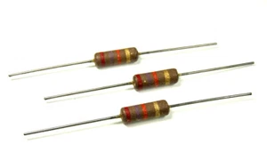 27 kOhm (kΩ) 1W ±5% Vintage Carbon Composite Resistors 27k (5 pieces) - Picture 1 of 2
