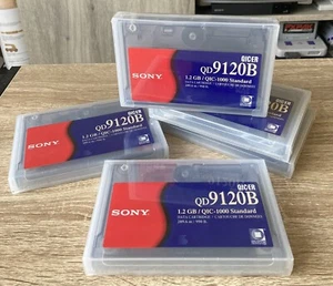 5 Cassettes Cartouches De Données Sony QD9120B 1.2GB / QIC-1000 Standard Neuves - Afbeelding 1 van 7