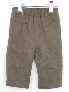 Pantalones Catimini bebé niño algodón aislado marrón talla 6 M - Imagen 1 de 6