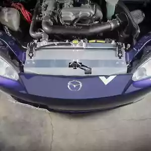 Brushed Aluminum Radiator Cooling Panel by Cobalt - Miata 1999-2005 - Picture 1 of 3