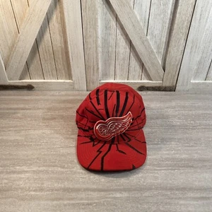 Vintage 90s Starter Shockwave Detroit Redwings Snapback Hat NHL Cup Year Rare. - Picture 1 of 12