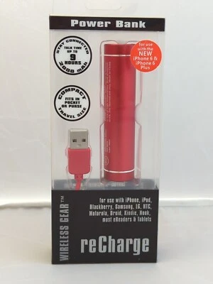 Banco de alimentación inalámbrico modelo de engranaje PU413 (solapa rota) Foto 1 de 4