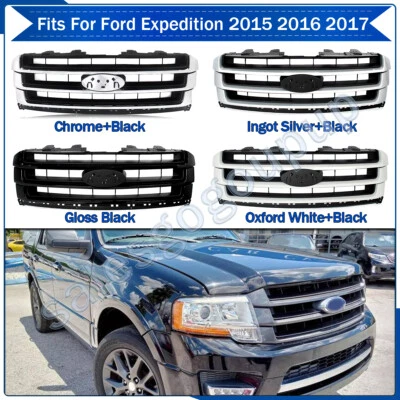 Front Upper Grille Assembly For 2015 2016-2017 Ford Expedition Grill FL1Z8200A Foto 1 de 4