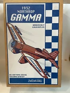 1932 BUD LIGHT NORTHROP GAMMA DIECAST REPLICA AIRPLANE BANK NIB - Picture 1 of 3