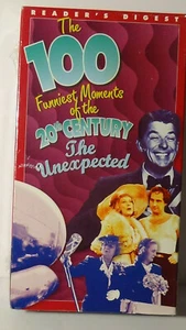 100 Funniest Moments of the 20th Century Unexpected VHS Movie New Sealed Comedy - Picture 1 of 2