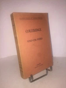 Vingt-cinq poèmes par Coleridge édition bilingue Aubier Montaigne 1945 - Picture 1 of 1