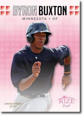 BYRON BUXTON 2013 Rize Rookie ROSA Paragon RC LE/200 - Imagem 1 de 2