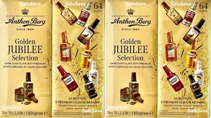 2-PACK Anthon Berg Dark Chocolate Liqueur Liquor 2.2 Lbs 64 Bottles Total 128pcs - Picture 1 of 5