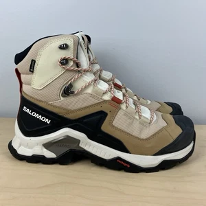 Salomon Damengröße 10,5 Quest Element GTX hellbraun creme Wanderschuhe neu mit Etikett! - Bild 1 von 11