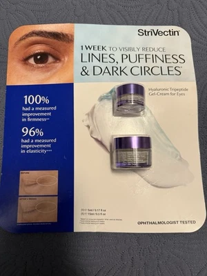 Gel-crema tripéptido hialurónico StriVectin para ojos 0,5 oz 5 ml y 0,17 oz 15 ml Foto 1 de 2