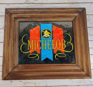 Michelob Vintage Framed Beer Sign - Picture 1 of 7