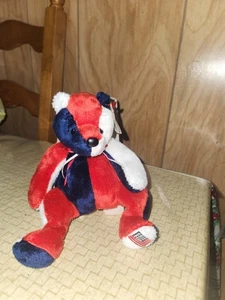 TY Beanie Baby - PATRIOT With Embroidery Flag On Foot Includes Hang & Tush Tags - Picture 1 of 2