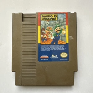 MARIO IS MISSING (Nintendo Entertainment System, 1993) NES Cartridge Only Loose - Picture 1 of 5