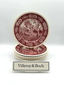 Villeroy & Boch Rusticana rot - Suppenschalen mit großem Rand 9 1/8", 6er Set - Bild 1 von 7