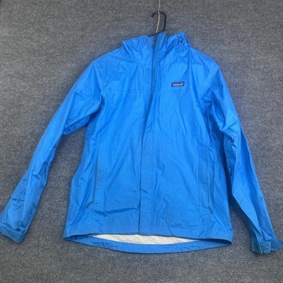 Chaqueta de Lluvia Patagonia H2No Para Hombre Mediana Azul Con Capucha Impermeable Nylon Shell Abrigo Foto 1 de 4