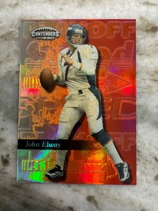 John Elway 1999 Playoff Contenders Speed Red #186 #56/100 Denver Broncos READ - Picture 1 of 4