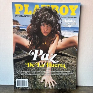 Playboy Magazine February 2013 Paz De La Huerta Cover Shawn Dillon Centerfold - Picture 1 of 8