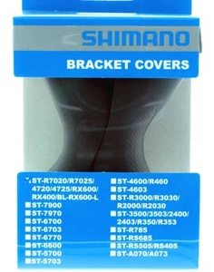 Shimano 105 GRX ST-R7020/R7025/RX600 Bracket Cover Set Shifter Lever Hood Black - Picture 1 of 2