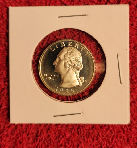 1995 s silver Washington quarter Cover