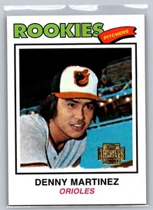 2001 TOPPS ARCHIVES BASEBALL 78 DENNY MARTINEZ ORIOLES - Picture 1 of 2
