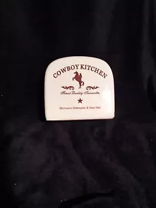 Cowboy Western Horse Ceramic Kitchen Napkin Holder Dining Table Decor - Picture 1 of 4