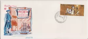 Stamp 1970 Captain Cook 30c WCS Wesley cachet FDC Melbourne postmark unaddressed - Picture 1 of 1