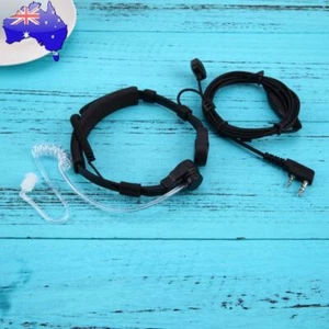 Radio Earpiece Headphone PTT Throat Mic Accessories for Baofeng UV5R - Zdjęcie 1 z 6