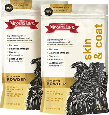 The Missing Link Skin and Coat Superfood Powder for Dogs 1lb. 2-Pack - Image 1 of 4