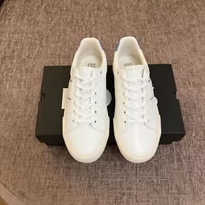 Zapatillas de deporte para mujer Hugo Boss Aiden. Blanco abierto. Reino Unido 4. PVP £139 - Imagen 1 de 8