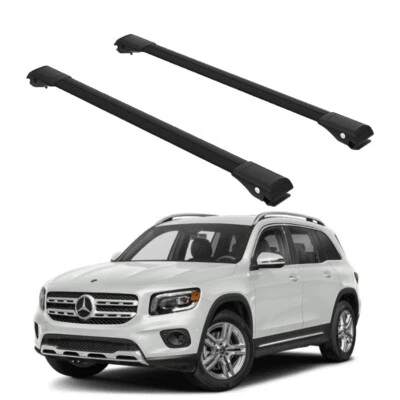 Juego de barras transversales de techo para Mercedes GLB 250 2020-2022+ juego negro Foto 1 de 4