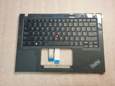 Lenovo ThinkPad T14s Gen 3 21BR 21BS US Palmrest Keyboard 5M11G27204 5M11G27206 - Image 1 of 3