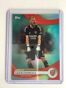 JUEGO EQUIPO TOPPS ARSENAL 2023/24 PARALELO AARON RAMSDALE 073/125 - Imagen 1 de 2