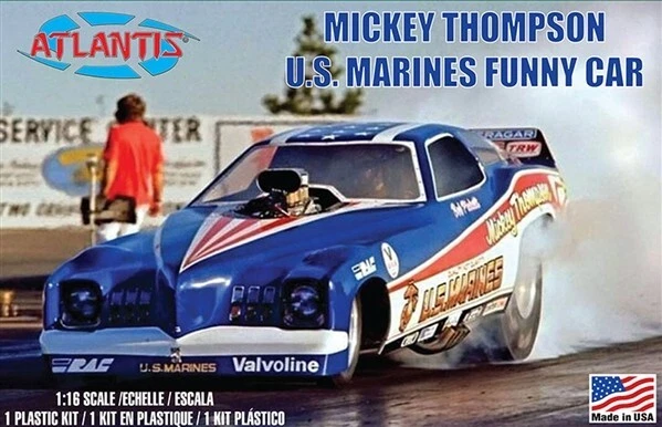 Atlantis H1499 Mickey Thompson U.S. Marines Funny Car 1/16 model kit - Image 1 of 1