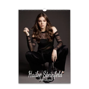 Calendario Hailee Steinfeld Foto Completa 2025/26 Personalizado Elige Mes Inicio - Imagen 1 de 2