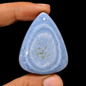 Piedra preciosa cabujón con forma de pera ópalo azul Owyhee 43X34X10 mm (piedra como imagen - Imagen 1 de 4